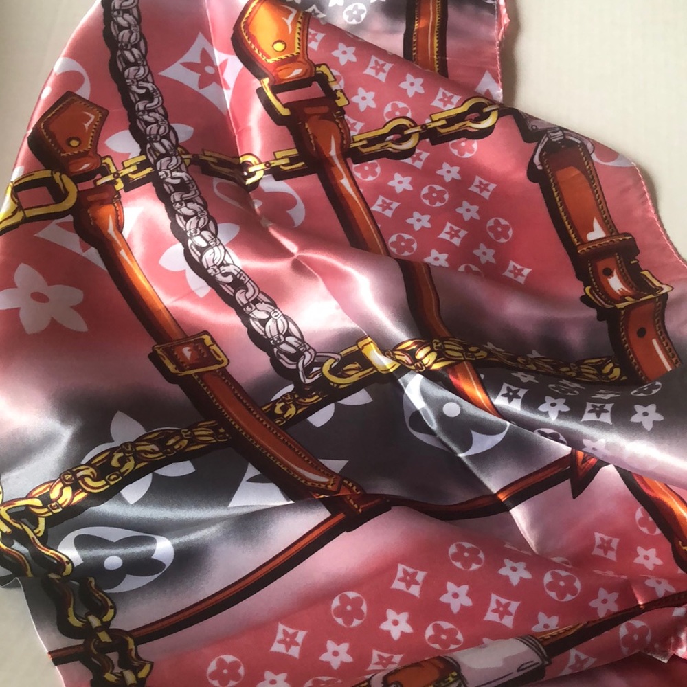 Square Printed Scarf-🎄-